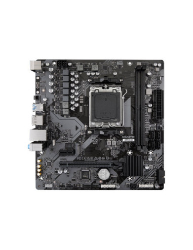 Gigabyte A620M H AM5 Micro-ATX pagrindinė plokštė – vaizdas iš viršaus, mažesnis