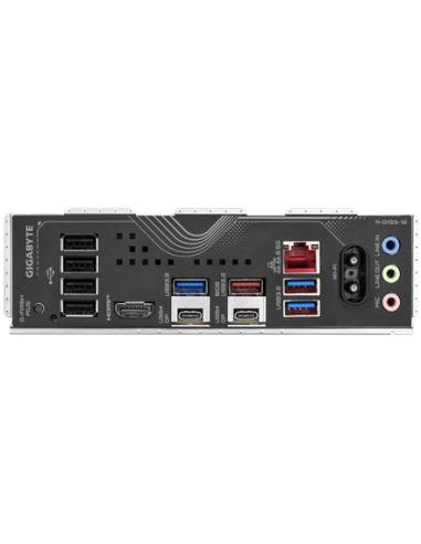 Gigabyte X870 EAGLE WIFI7 AM5 ATX pagrindinė plokštė – galinės panelės jungtys