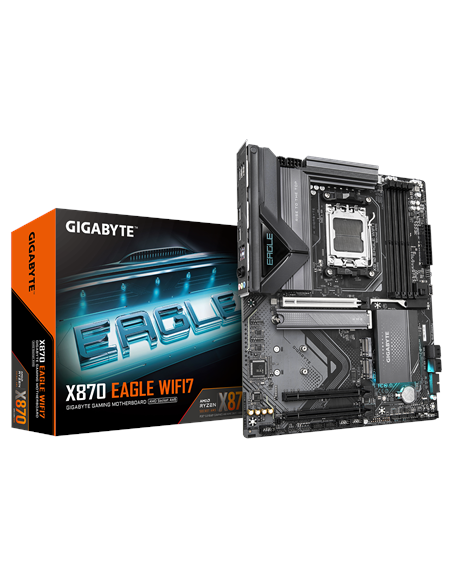 Gigabyte X870 EAGLE WIFI7 AM5 ATX pagrindinė plokštė – su pakuote