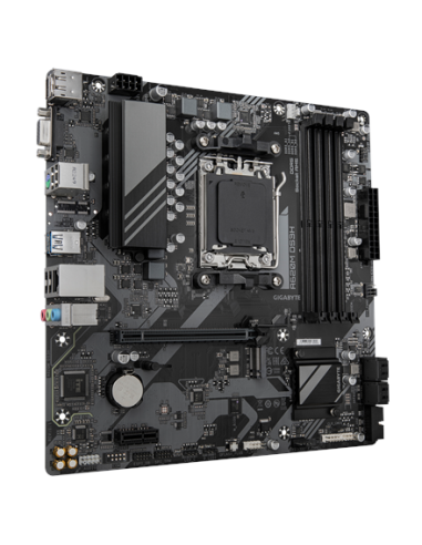 Gigabyte A620M DS3H AM5 Micro-ATX pagrindinė plokštė – vaizdas kampu, kitas