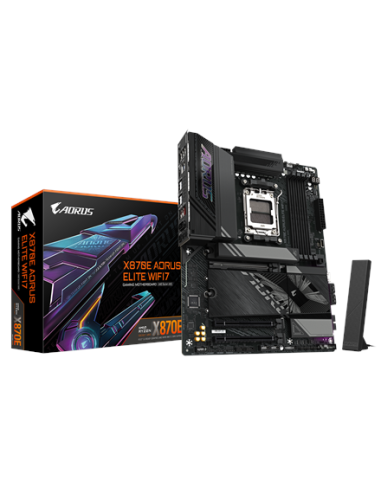 Gigabyte X870E AORUS ELITE WIFI7 AM5 ATX pagrindinė plokštė – su pakuote