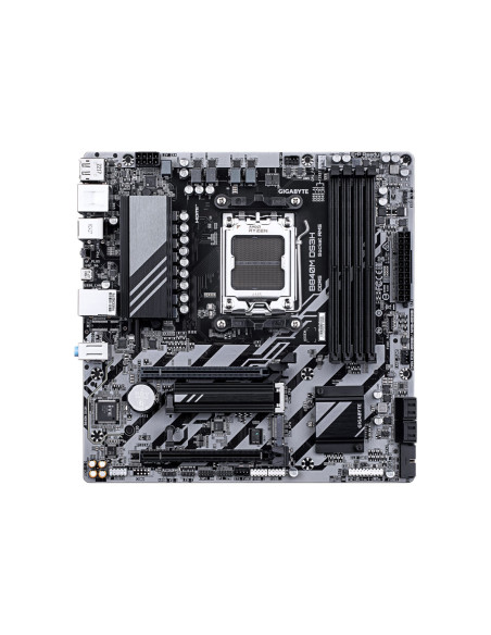Gigabyte B840M DS3H AM5 Micro-ATX pagrindinė plokštė – vaizdas iš viršaus