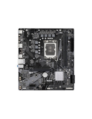 Gigabyte H610M D3W DDR4 LGA1700 Micro-ATX pagrindinė plokštė – vaizdas iš viršaus