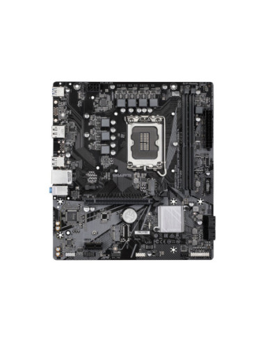 Gigabyte H610M D3W DDR4 LGA1700 Micro-ATX pagrindinė plokštė – vaizdas iš viršaus