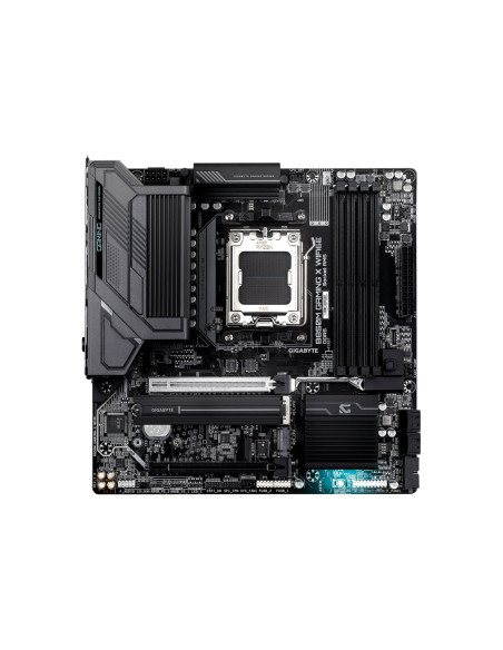 Gigabyte B850M GAMING X WIFI6E AM5 pagrindinė plokštė – vaizdas iš viršaus