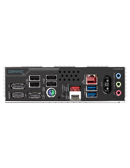 Gigabyte B850M GAMING X WIFI6E AM5 pagrindinė plokštė – galinės panelės jungtys