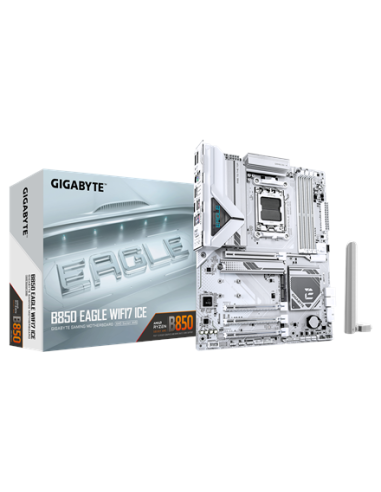 Gigabyte B850 EAGLE WIFI7 ICE AM5 ATX pagrindinė plokštė – su pakuote
