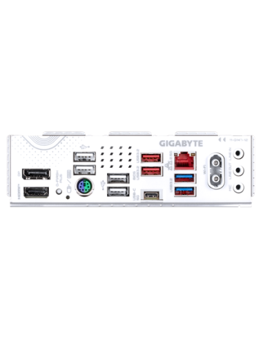 Gigabyte B850 EAGLE WIFI7 ICE AM5 ATX pagrindinė plokštė – galinės panelės jungtys