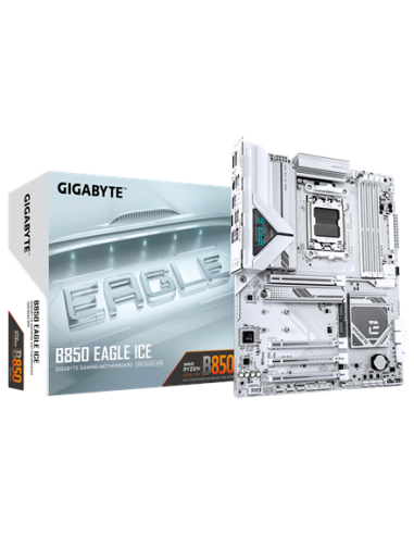 Gigabyte B850 EAGLE ICE AM5 ATX pagrindinė plokštė – su pakuote