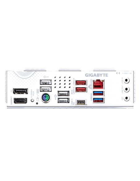 Gigabyte B850 EAGLE ICE AM5 ATX pagrindinė plokštė – galinės panelės jungtys
