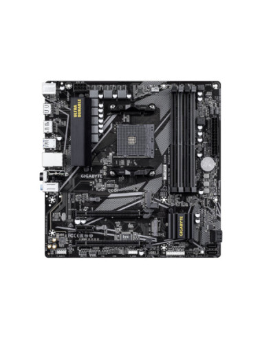 Gigabyte B550M DS3H AC R2 AM4 Micro-ATX pagrindinė plokštė – vaizdas iš viršaus