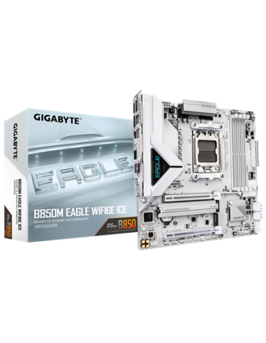 Gigabyte B850M EAGLE WIFI6E ICE AM5 pagrindinė plokštė – su pakuote