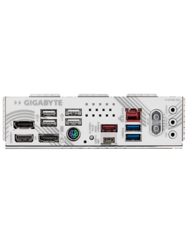 Gigabyte B850M EAGLE WIFI6E ICE AM5 pagrindinė plokštė – galinės panelės jungtys