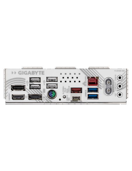 Gigabyte B850M EAGLE WIFI6E ICE AM5 pagrindinė plokštė – galinės panelės jungtys