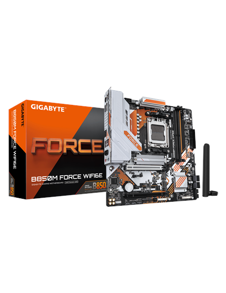 Gigabyte B850M FORCE WIFI6E AM5 pagrindinė plokštė – su pakuote