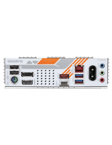 Gigabyte B850M FORCE WIFI6E AM5 pagrindinė plokštė – galinės panelės jungtys