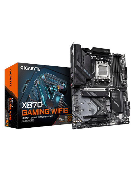Gigabyte X870 GAMING WIFI6 AM5 ATX pagrindinė plokštė – su pakuote