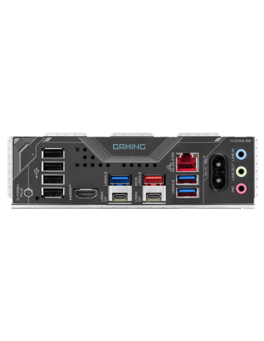 Gigabyte X870 GAMING WIFI6 AM5 ATX pagrindinė plokštė – galinės panelės jungtys