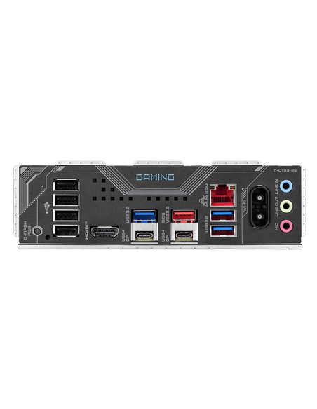 Gigabyte X870 GAMING WIFI6 AM5 ATX pagrindinė plokštė – galinės panelės jungtys