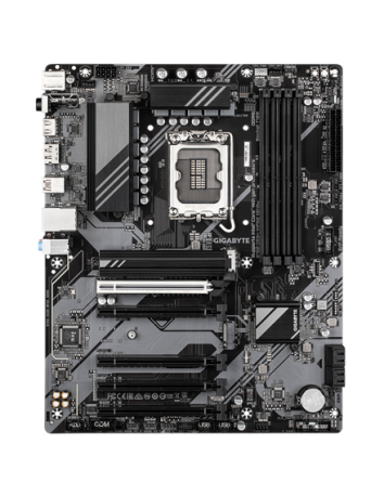 Gigabyte B760 DS3H WIFI6E GEN5 LGA1700 ATX pagrindinė plokštė – vaizdas iš viršaus