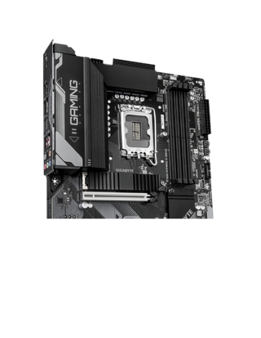 Gigabyte B760 GAMING X GEN5 LGA1700 ATX pagrindinė plokštė – vaizdas kampu