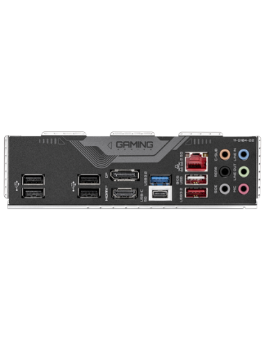 Gigabyte B760 GAMING X GEN5 LGA1700 ATX pagrindinė plokštė – galinės panelės jungtys