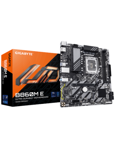 Gigabyte B860M E LGA1851 Micro-ATX pagrindinė plokštė – su pakuote