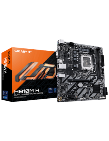Gigabyte H810M H LGA1851 Micro-ATX pagrindinė plokštė – su pakuote