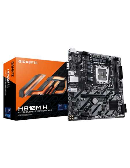 Gigabyte H810M H LGA1851 Micro-ATX pagrindinė plokštė – su pakuote