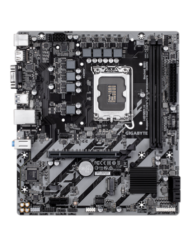 Gigabyte H810M H LGA1851 Micro-ATX pagrindinė plokštė – vaizdas iš viršaus