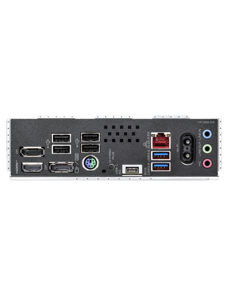 Gigabyte B840M DS3H WIFI6 AM5 Micro-ATX pagrindinė plokštė – galinės panelės jungtys