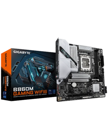 Gigabyte B860M GAMING WIFI6 LGA1851 Micro-ATX pagrindinė plokštė – su pakuote
