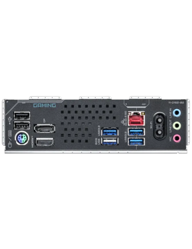 Gigabyte B860M GAMING WIFI6 LGA1851 Micro-ATX pagrindinė plokštė – galinės panelės jungtys