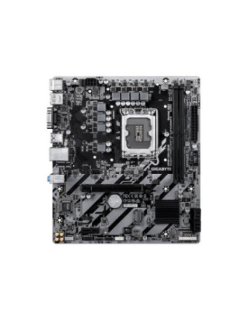 Gigabyte H810M S2H GEN5 LGA1851 Micro-ATX pagrindinė plokštė – vaizdas iš viršaus