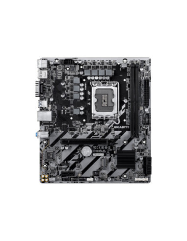 Gigabyte H810M S2H GEN5 LGA1851 Micro-ATX pagrindinė plokštė – vaizdas iš viršaus