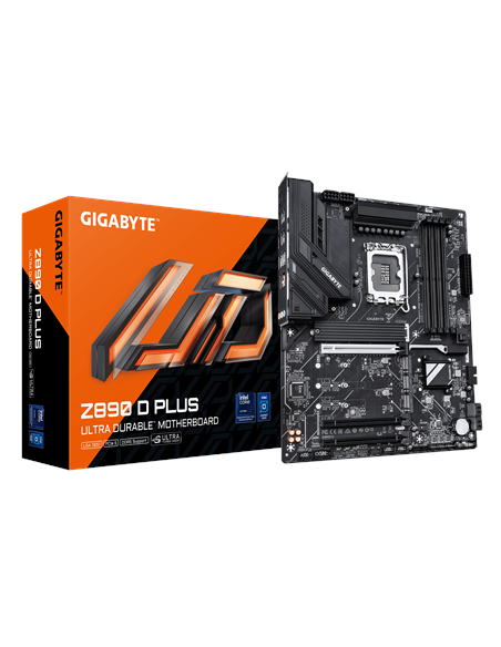 Gigabyte Z890 D PLUS LGA1851 ATX pagrindinė plokštė – su pakuote