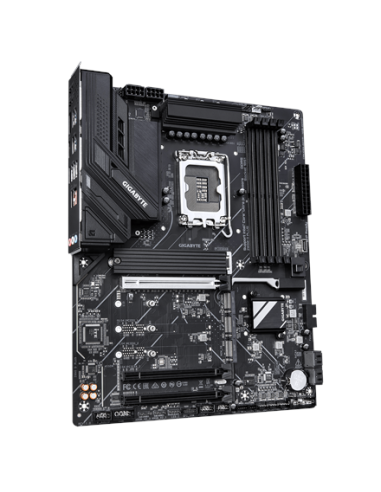 Gigabyte Z890 D PLUS LGA1851 ATX pagrindinė plokštė – vaizdas kampu