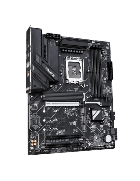 Gigabyte Z890 D PLUS LGA1851 ATX pagrindinė plokštė – vaizdas kampu