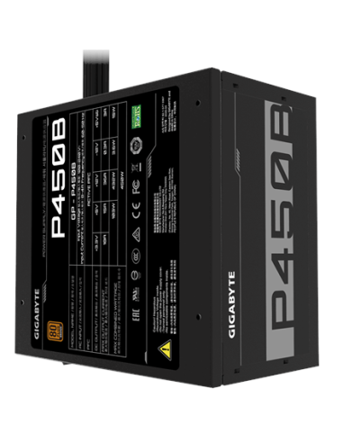 Gigabyte P450B maitinimo blokas – vaizdas kampu (3)