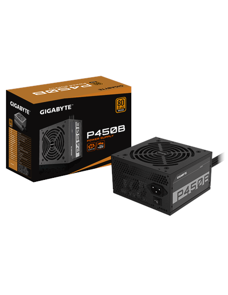 Gigabyte P450B maitinimo blokas – pakuotė ir maitinimo blokas (2)