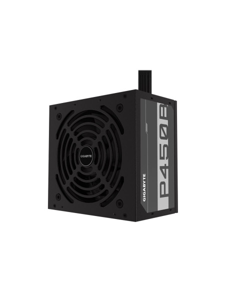 Gigabyte P450B maitinimo blokas – ventiliatoriaus pusė kampu (2)