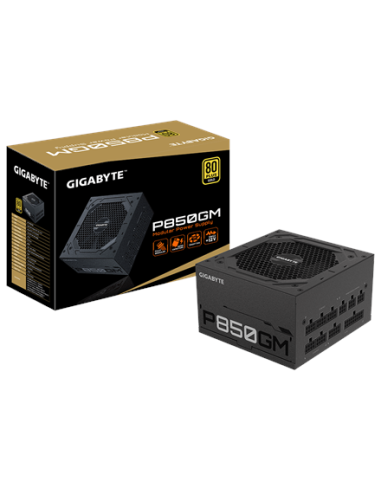 Gigabyte P850GM maitinimo blokas – pakuotė ir maitinimo blokas (2)