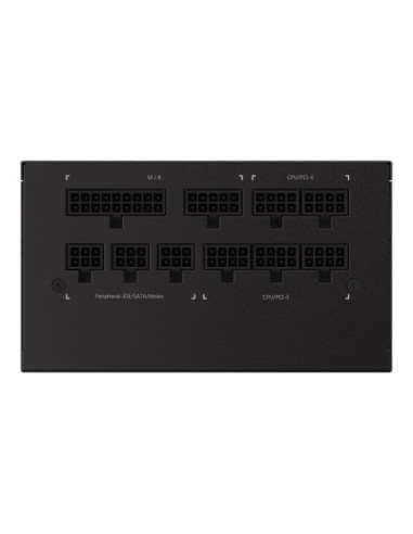 Gigabyte P850GM maitinimo blokas – modulinių kabelių jungčių panelė (2)