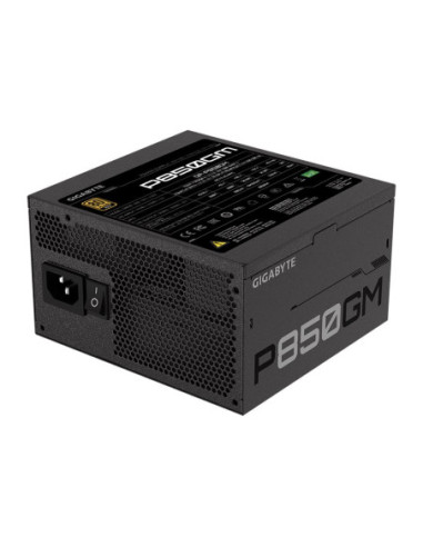 Gigabyte P850GM maitinimo blokas – galinė pusė kampu (2)