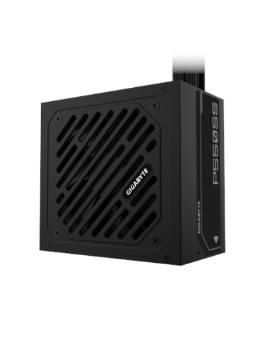 Gigabyte P550SS maitinimo blokas – ventiliatoriaus pusė kampu