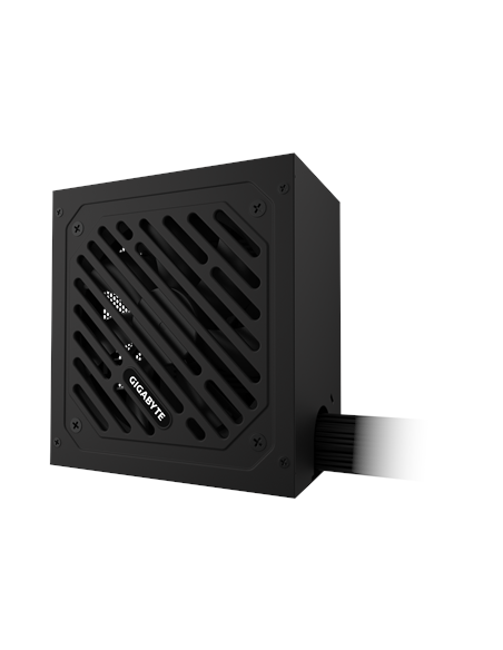 Gigabyte P550SS maitinimo blokas – ventiliatoriaus pusė kampu (2)