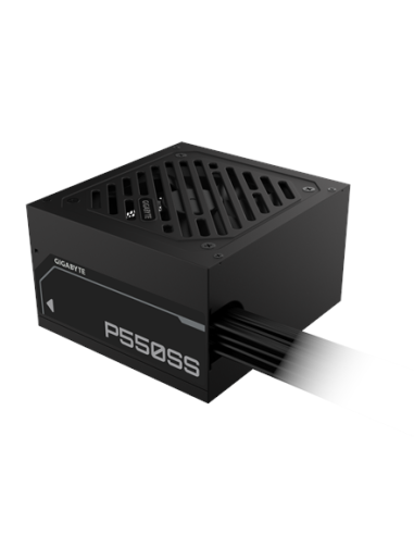 Gigabyte P550SS maitinimo blokas – vaizdas kampu (2)