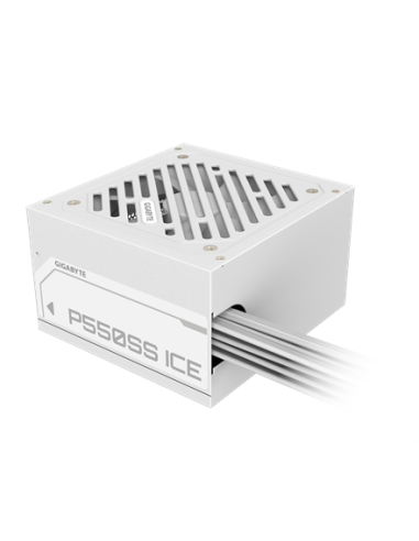 Gigabyte P550SS ICE maitinimo blokas – vaizdas kampu