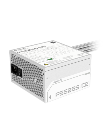 Gigabyte P550SS ICE maitinimo blokas – vaizdas kampu (2)