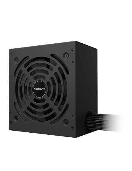 Gigabyte P650G PG5 maitinimo blokas – ventiliatoriaus pusė kampu